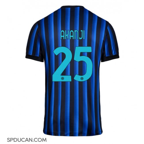 Muški Nogometni Dres Inter Milan Manuel Akanji #25 Domaci 2025-26 Kratak Rukav